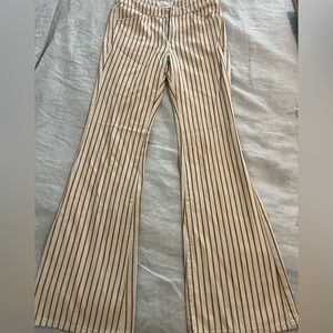 Anthropologie Flare Striped Pants, size 26